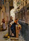 Fruit Sellers from The Islands - Venice by Henry Woods